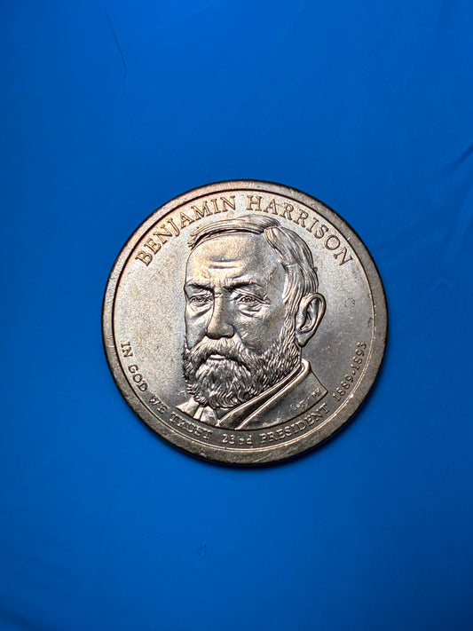 2012 P BENJAMIN HARRISON PRESIDENTIAL GOLDEN DOLLAR