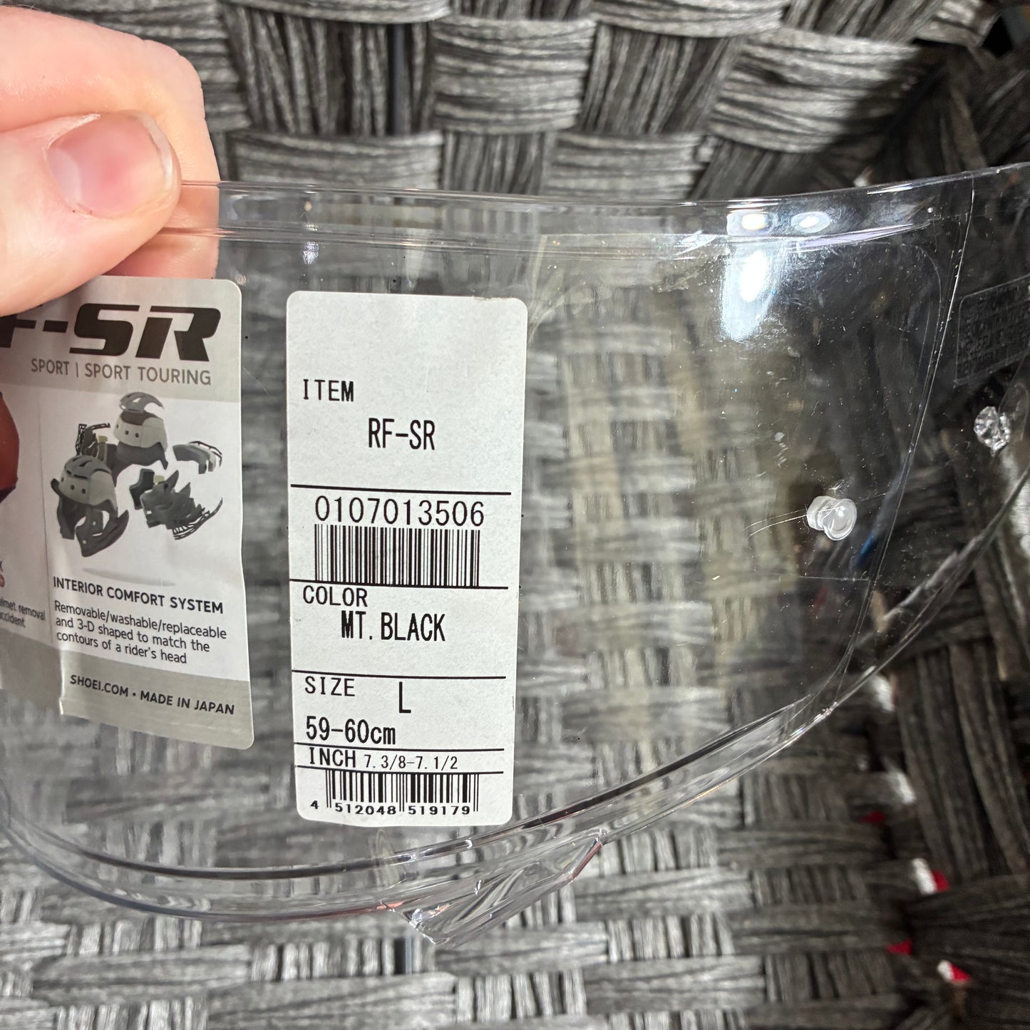 SHOEI CWR-1 SHIELD FOR RF-SR
