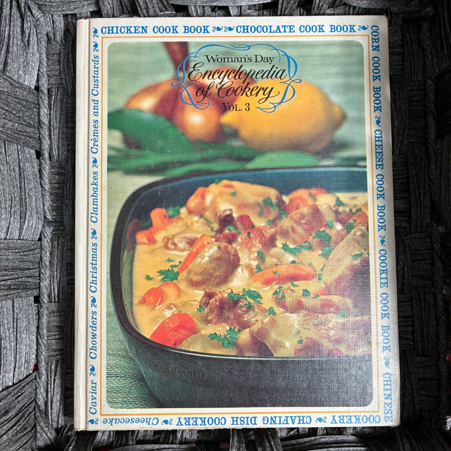 WOMAN'S DAY ENCYCLOPEDIA OF COOKERY VOL. 3 HARDCOVER NONFICTION COOKING RECIPES