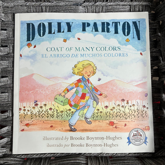 DOLLY PARTON COAT OF MANY COLORS BOOK - PRE OWNED ACCEPTABLE