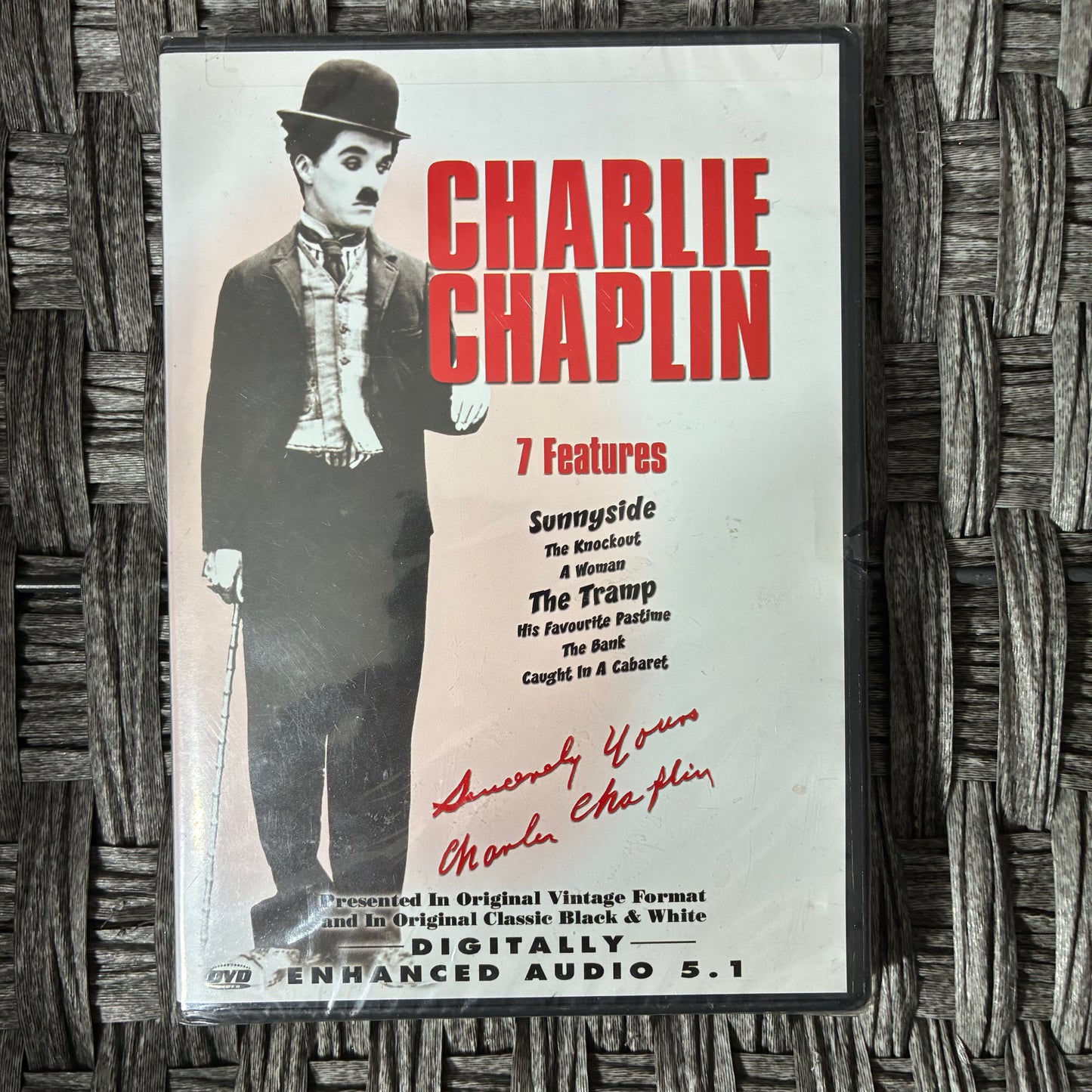CHARLIE CHAPLIN 7 FEATURES DIGITALLY ENHANCED DVD - NEW