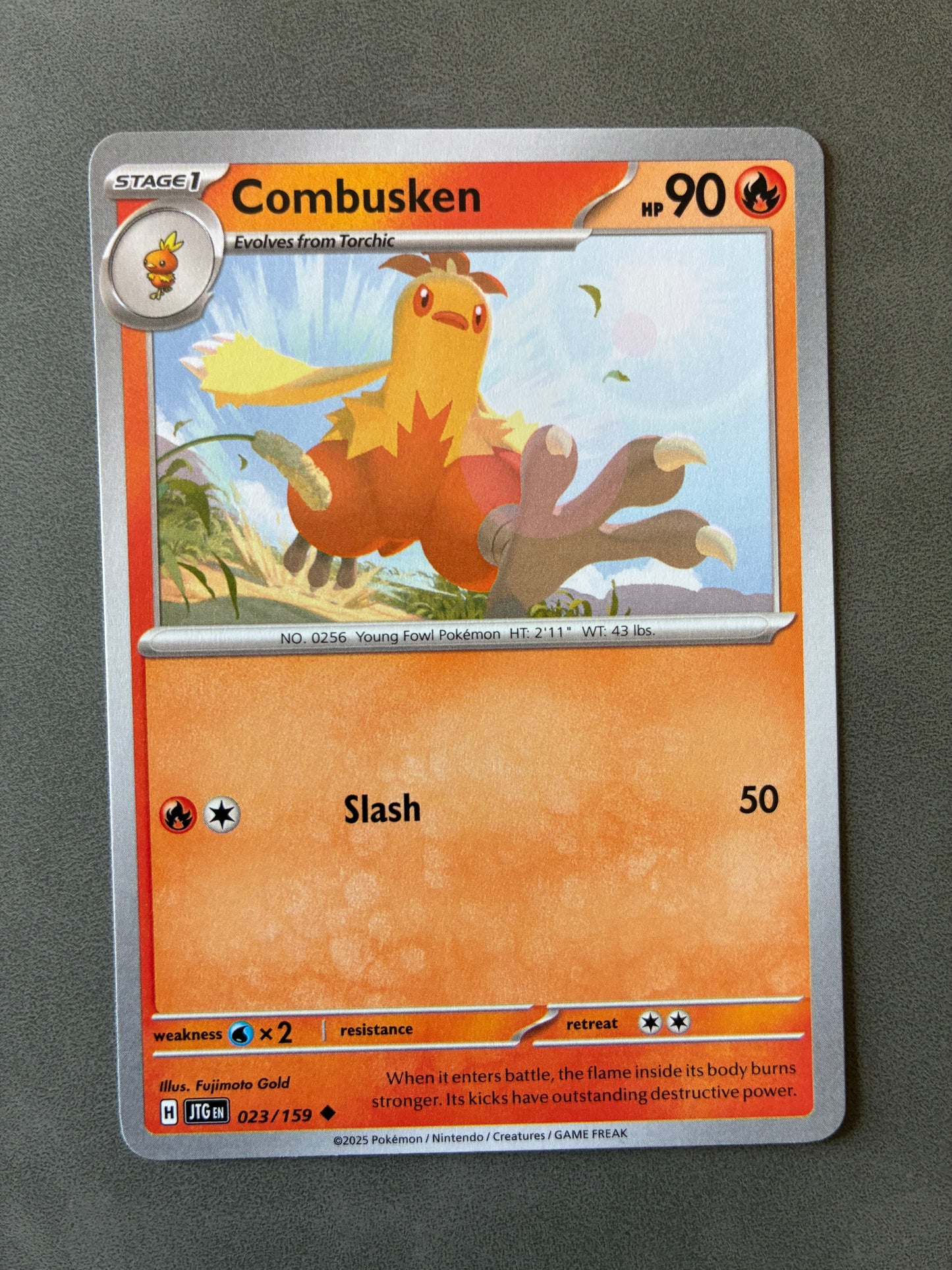 2025 POKEMON TCG (JTG) - COMBUSKEN 023/159