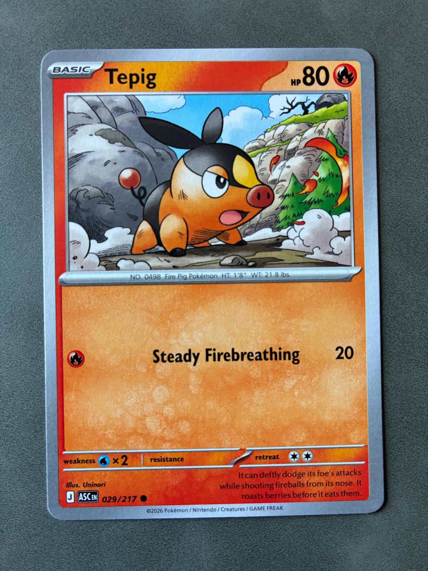 2026 POKEMON TCG (ASC) - TEPIG 029/217