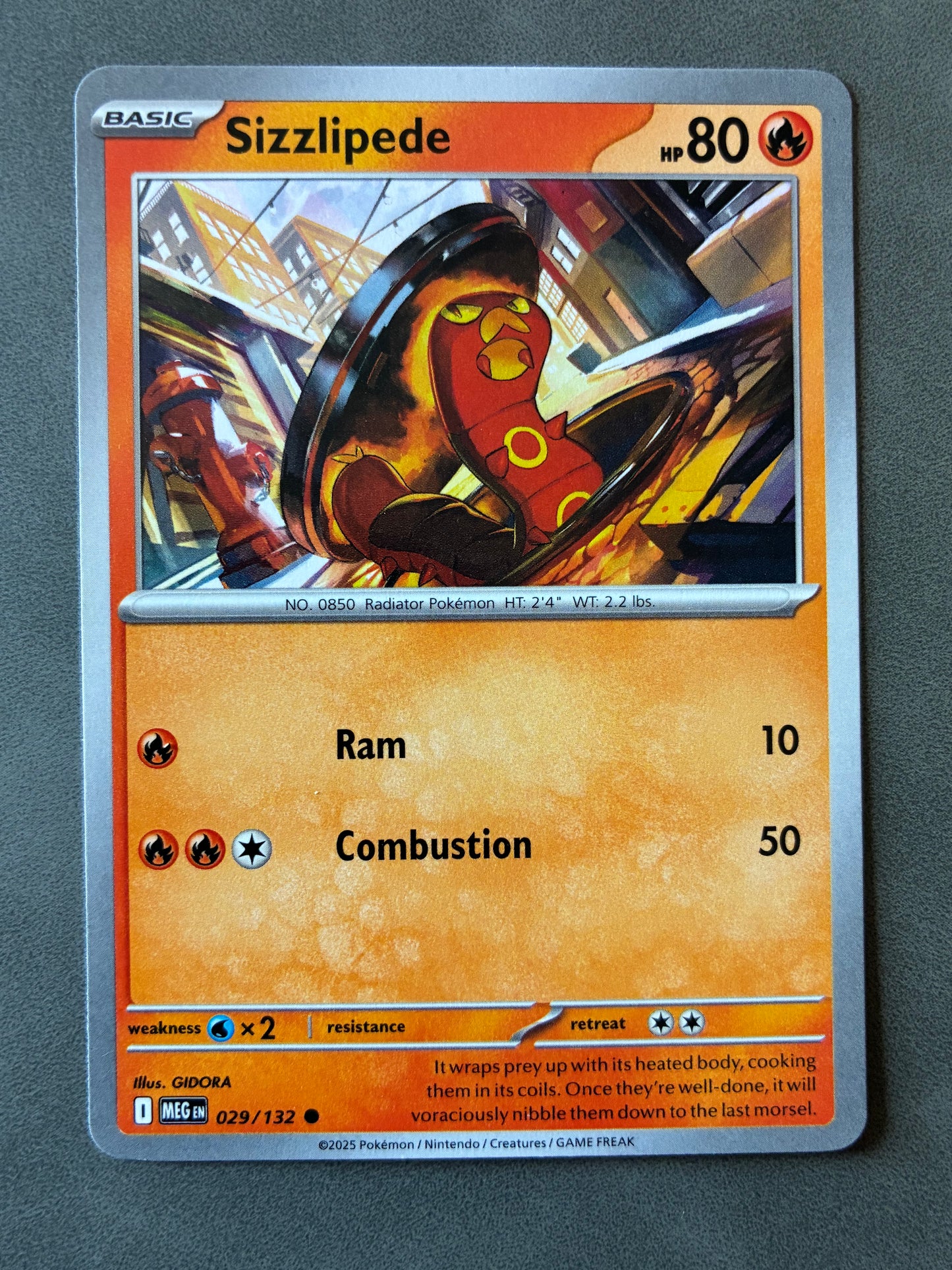 2025 POKEMON TCG (MEG) - SIZZLIPEDE 029/132