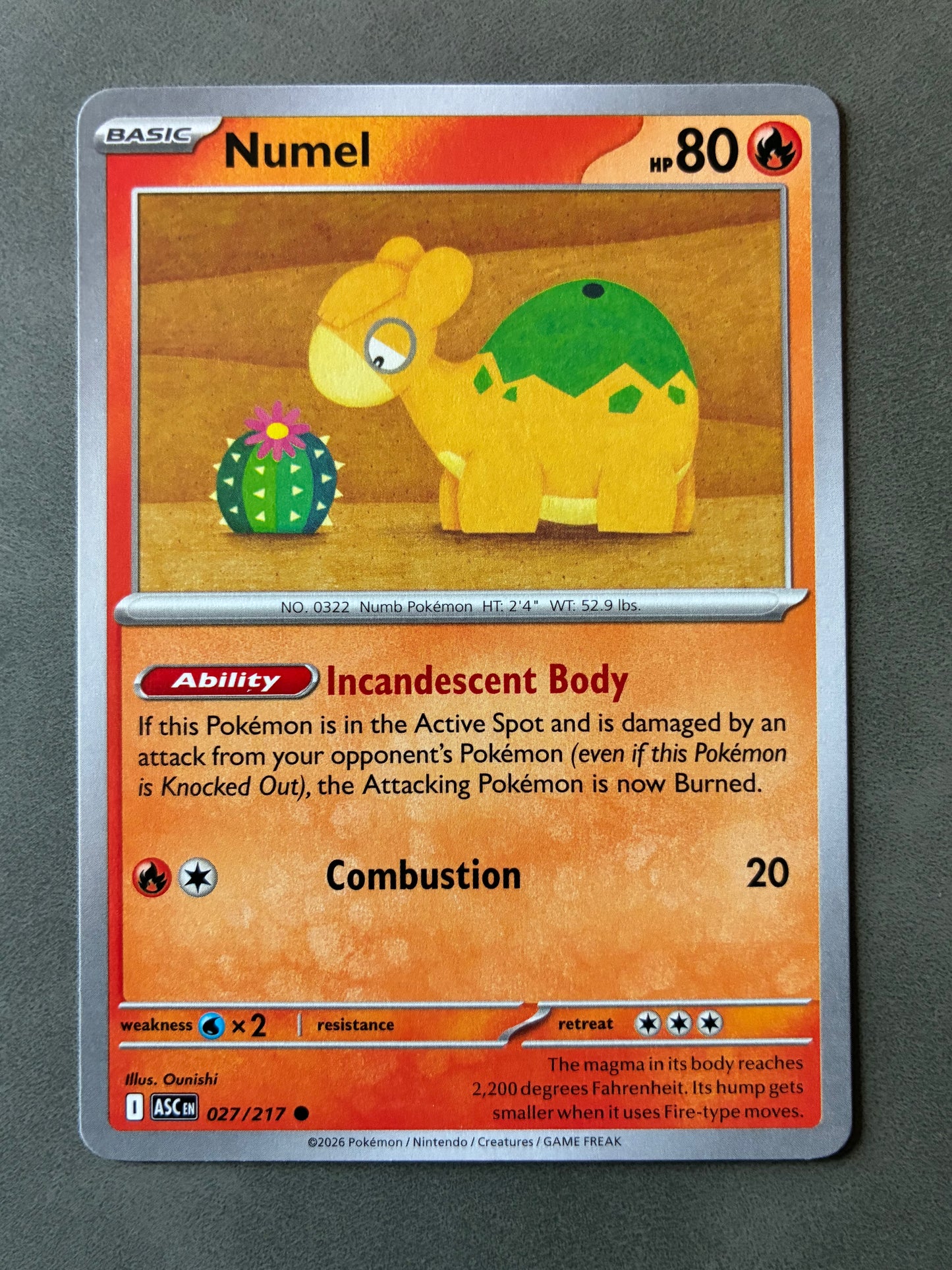 2026 POKEMON TCG (ASC) - NUMEL 027/217