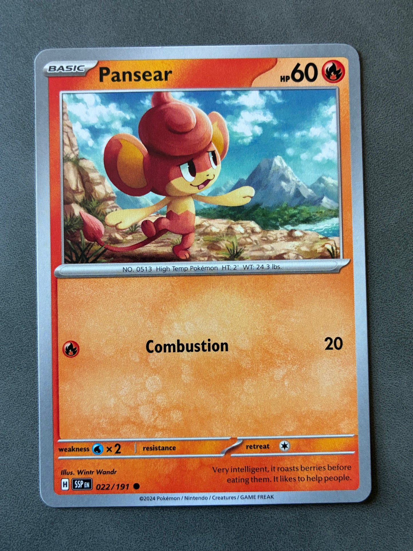 2024 POKEMON TCG (SSP) - PANSEAR 022/191