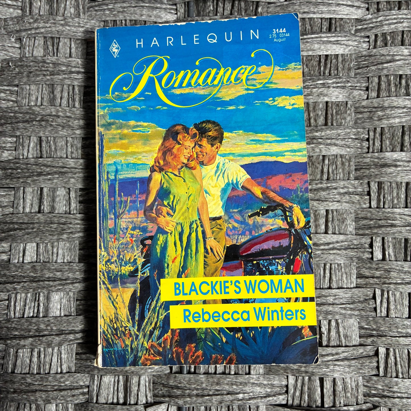BLACKIE'S WOMAN BY REBECCA WINTERS HARLEQUINN ROMANCE PAPERBACK - FIRST ED. 1991