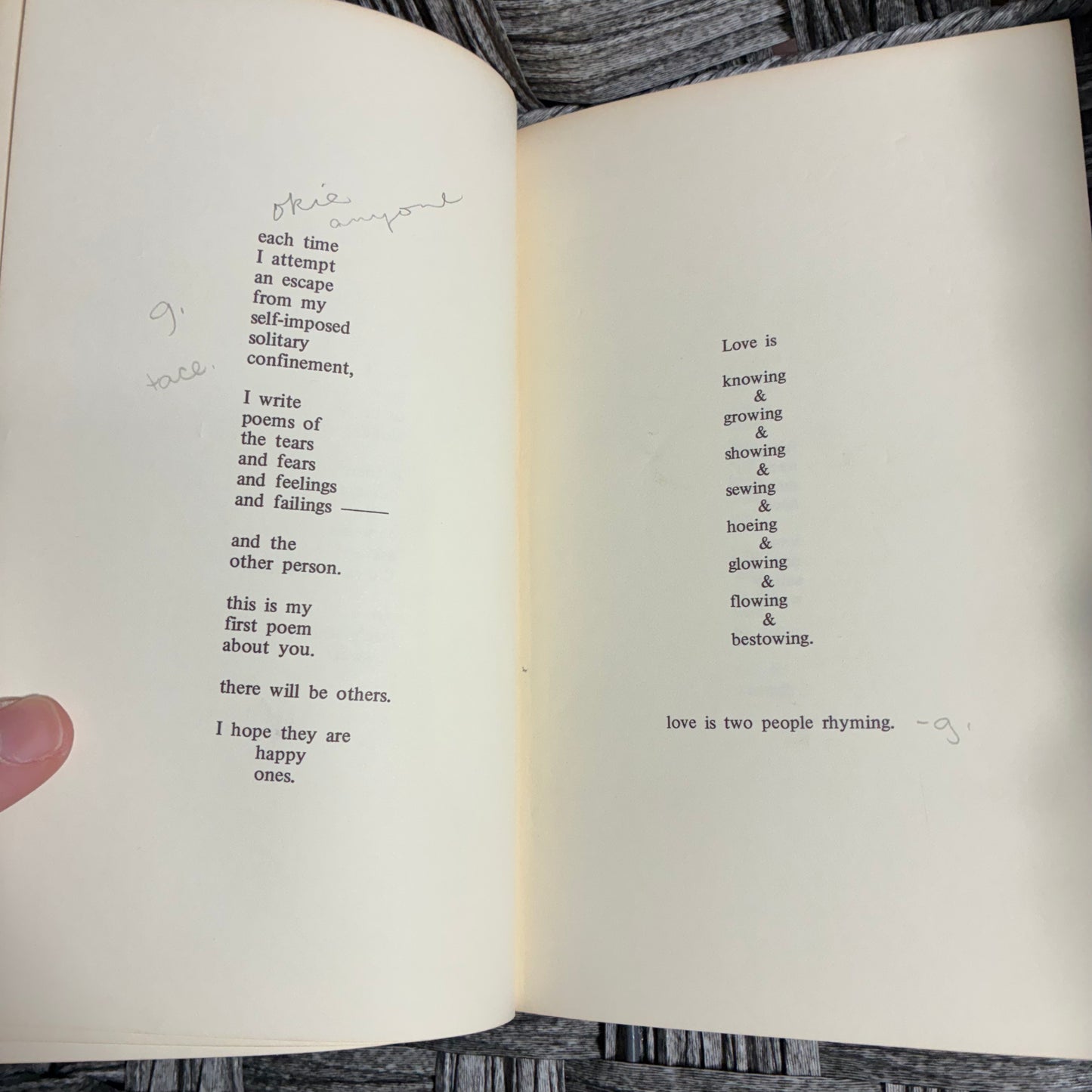 LOT OF 4 VINTAGE PAPERBACK POETRY BOOKS BY PETER MCWILLIAMS - ACCEPTABLE