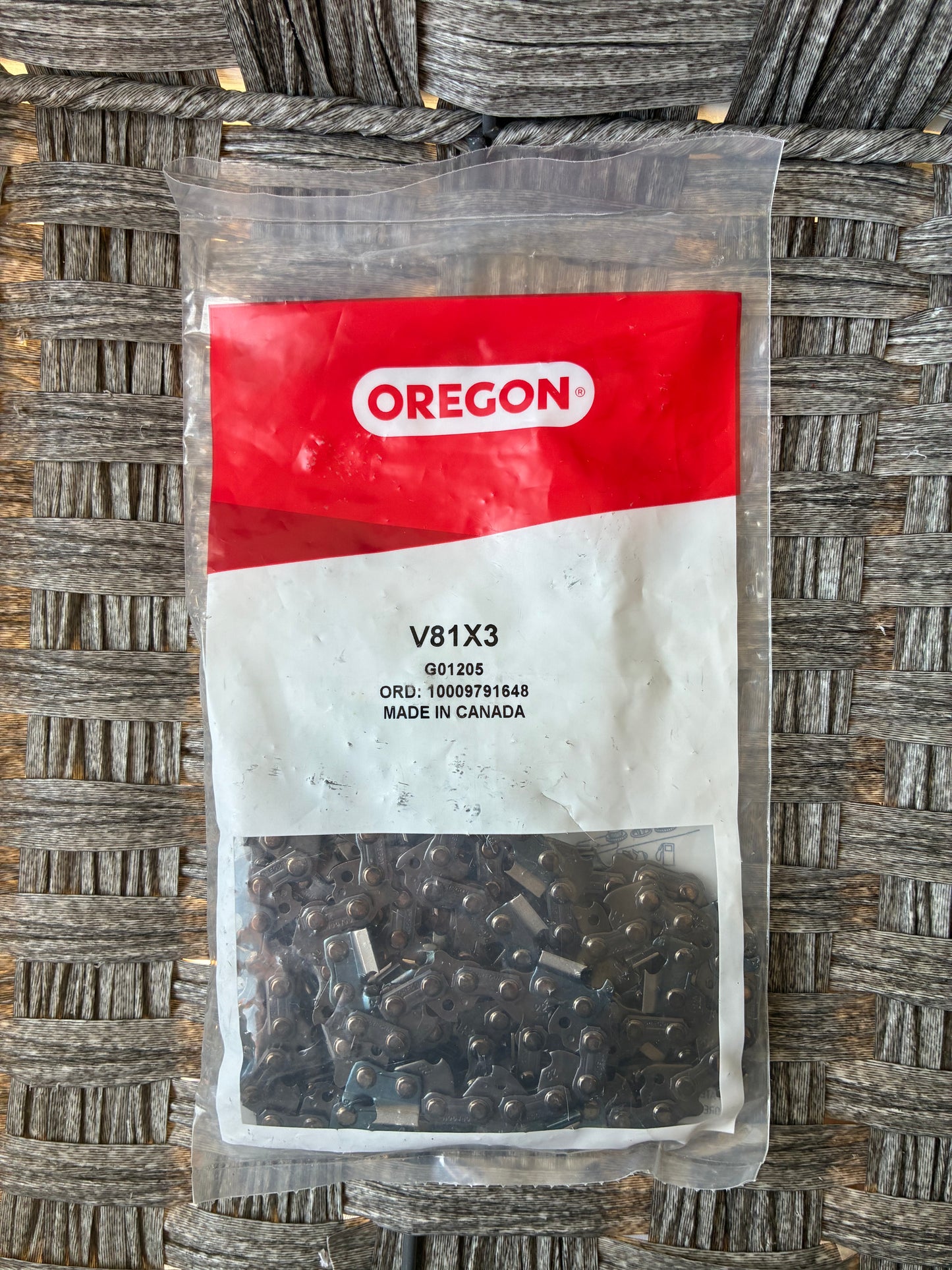OREGON V81X3 CHAINSAW REPLACEMENT CHAIN  20" .063" GUAGE LOW VIBRATION POWER CUT