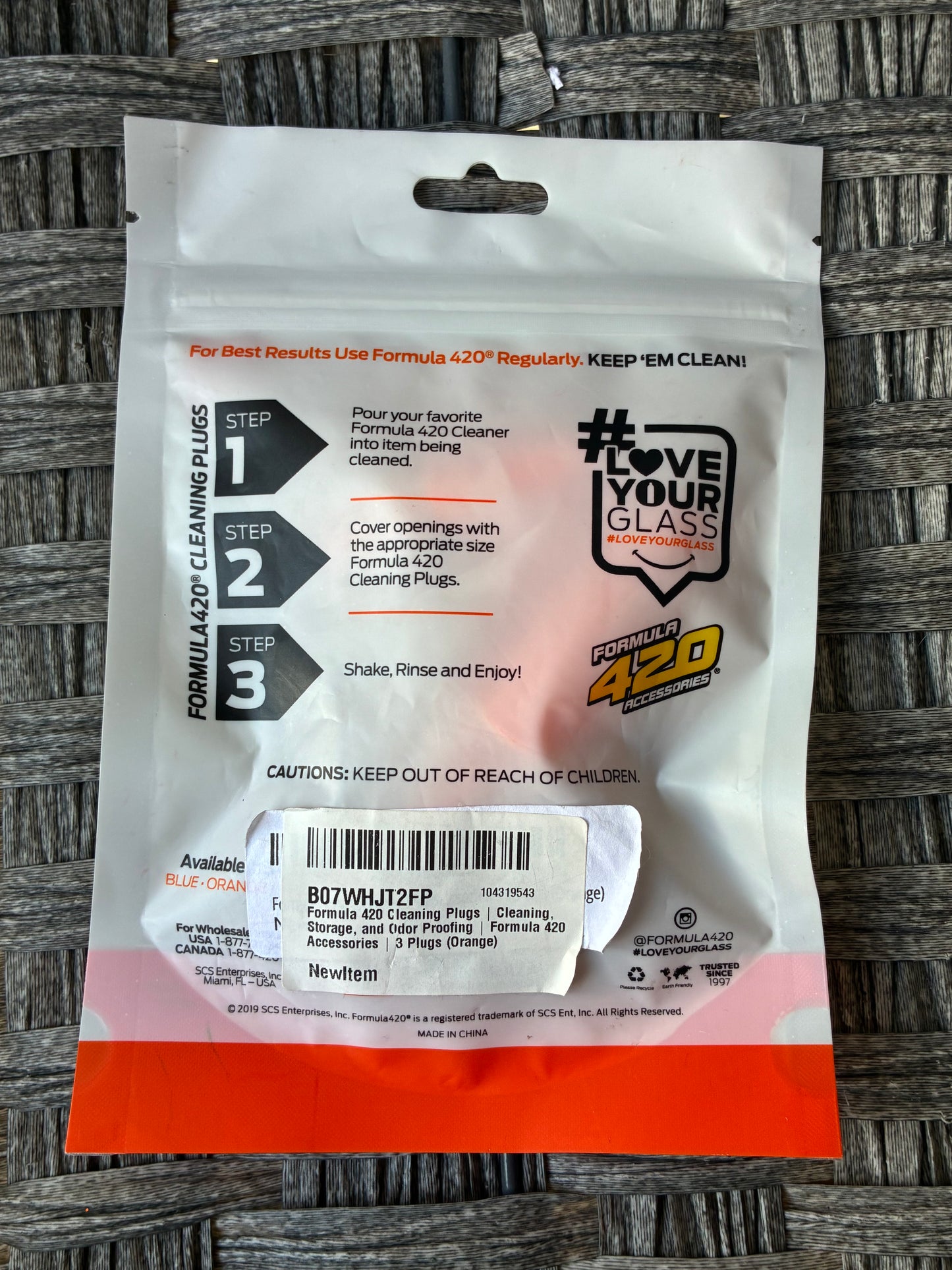 FORMULA 420 CLEANING PLUGS ORANGE 3 SIZES 6-14MM, 8-18MM, 12-26MM NEW SEALED