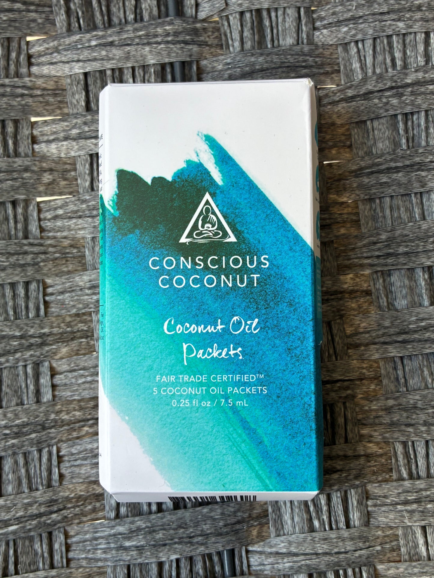 CONSCIOUS COCONUT COCONUT OIL PACKETS 5CT 0.25 FL OZ