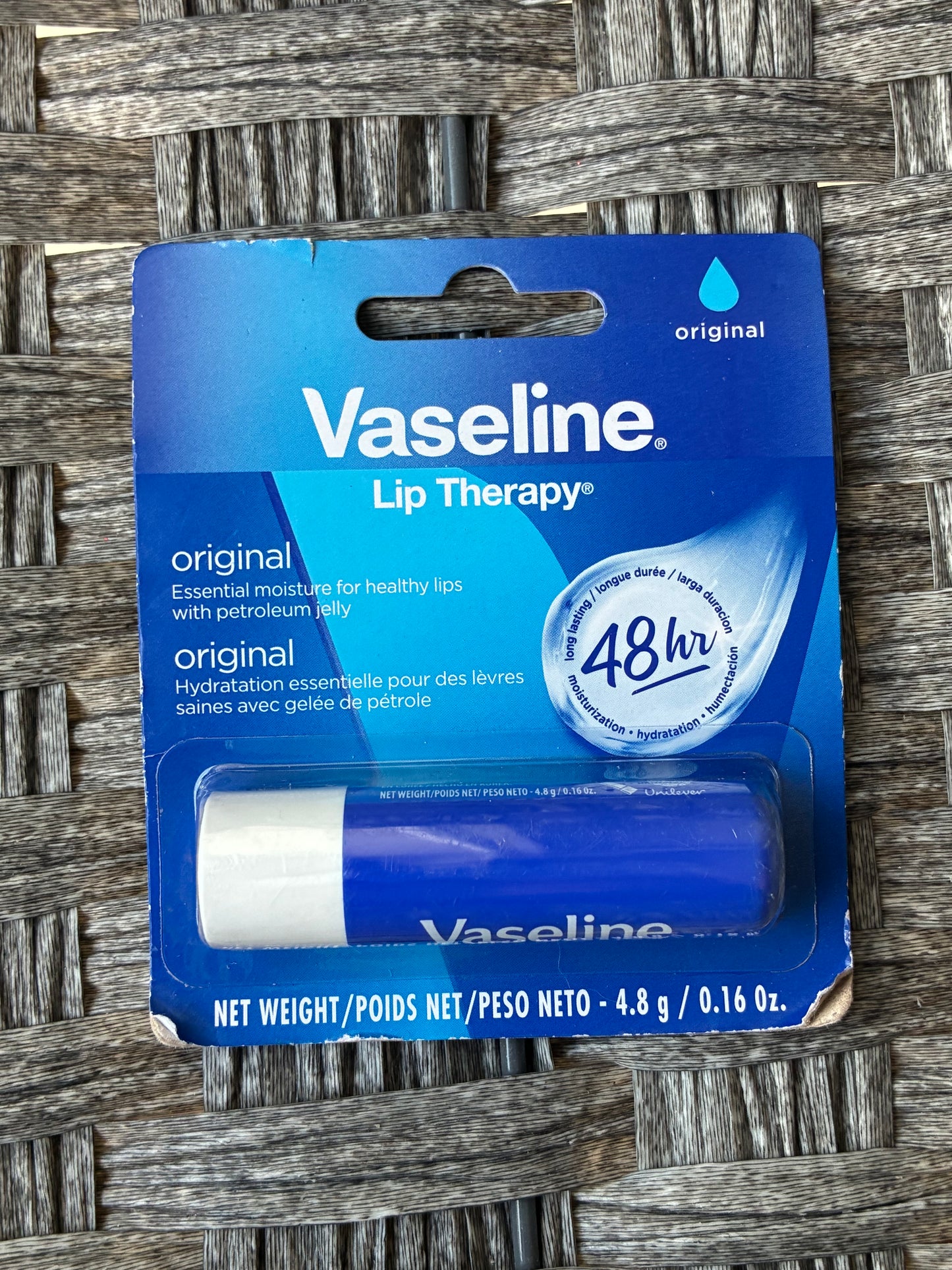VASELINE LIP THERAPY ORIGINAL 0.16 OZ