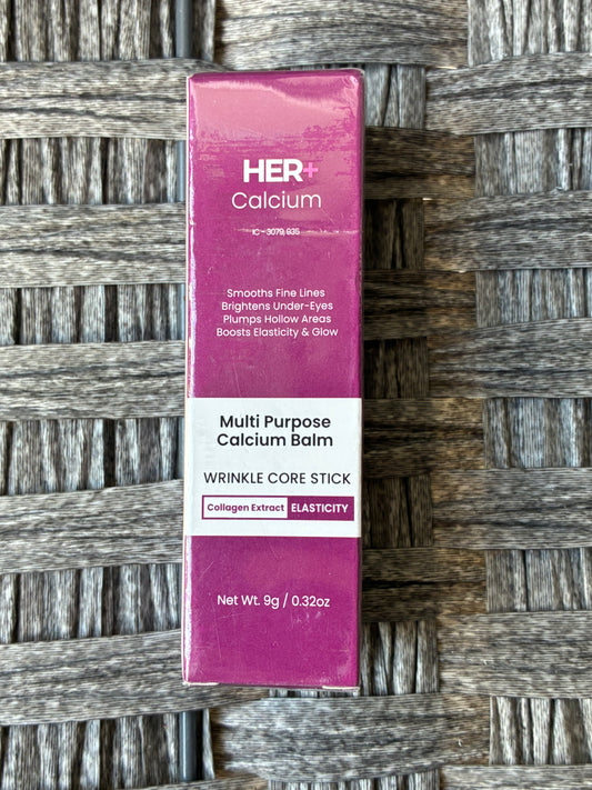 HER+ CALCIUM MULTI PURPOSE CALCIUM BALM WRINKLE CORE STICK COLLAGEN EXTRACT NEW