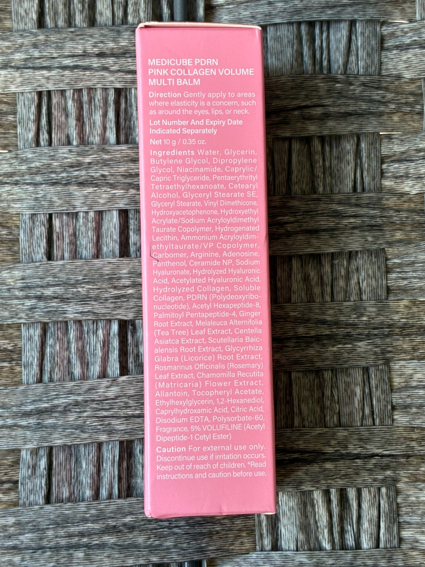 MEDICUBE PDRN PINK COLLAGEN VOLUME MULTI BALM 5% VOLUFILINE 0.35OZ KOREAN NEW