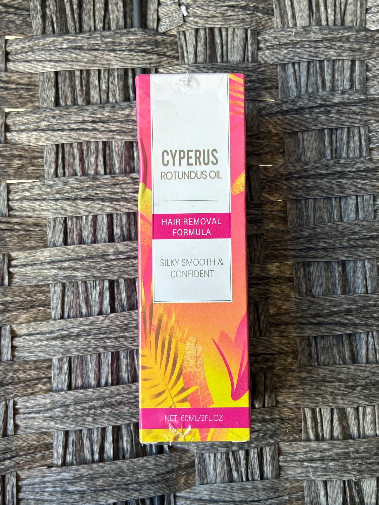 CYPERUS ROTUNDUS OIL HAIR REMOVAL FORMULA SILKY SMOOTH & CONVENIENT 2FL OZ NEW