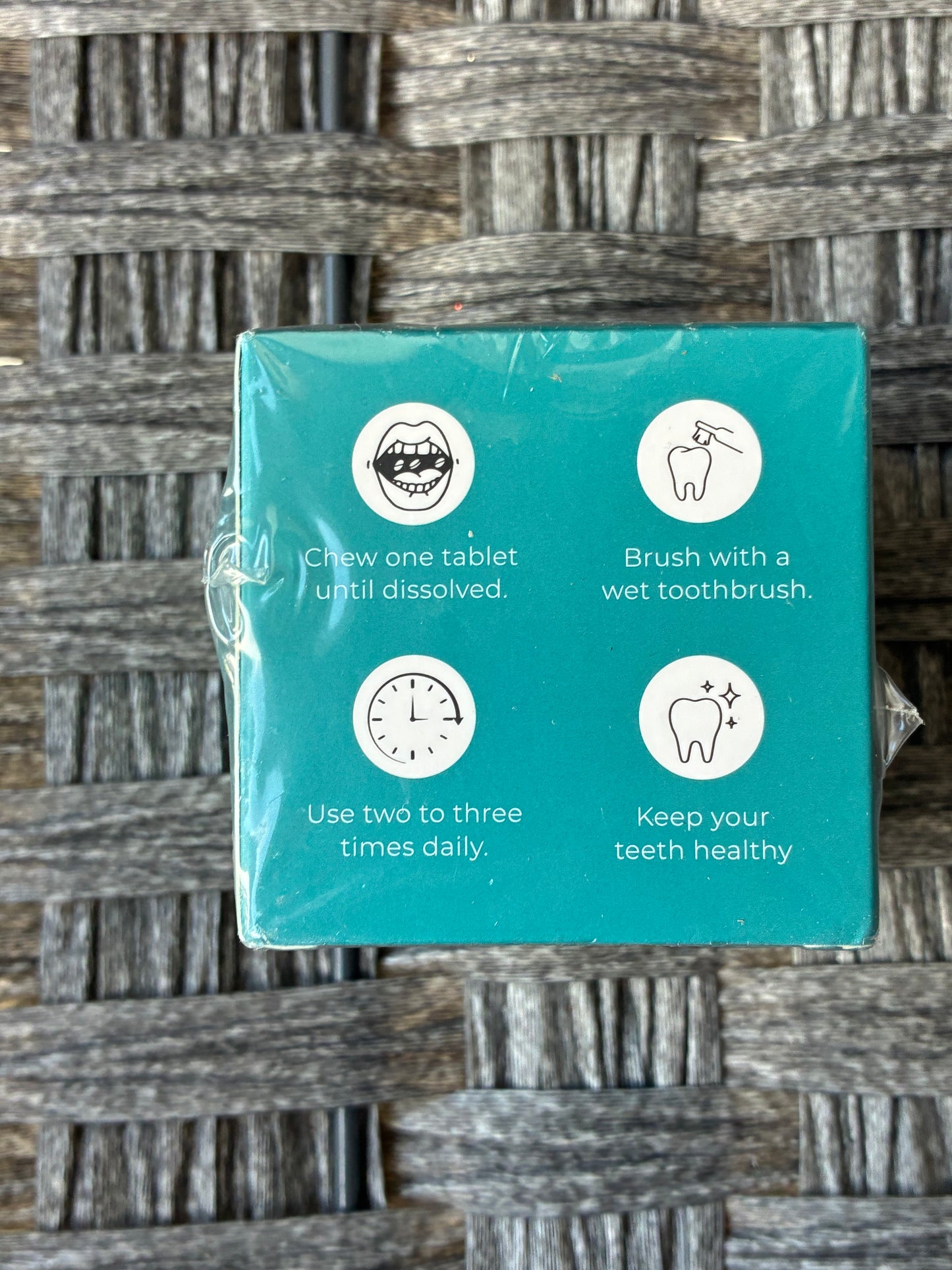 ASTRA GLOW 62PCS TOOTHPASTE TABLETS HYDROXYAPATITE 8% SEALED NATURAL