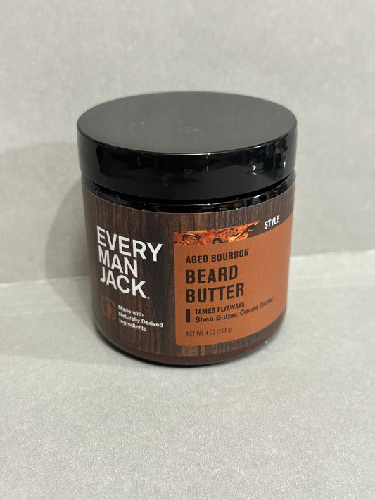 EVERY MAN JACK Aged Bourbon Beard Butter - 4OZ