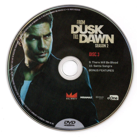 FROM DUSK TILL DAWN SEASON 2 DISC 3 (DVD) - DISC ONLY