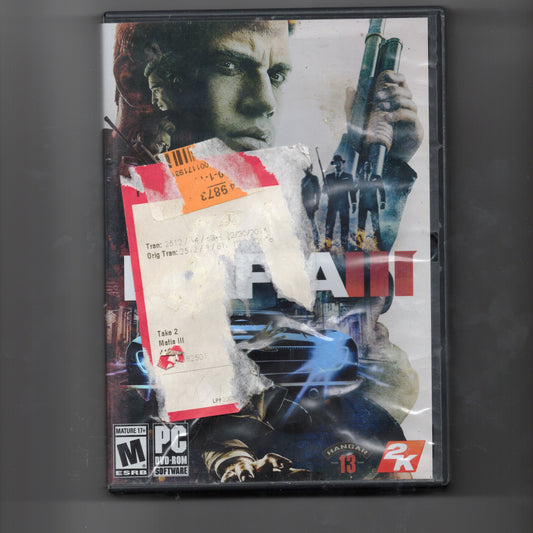 MAFIA III PC GAME - 6 DISC - PRE OWNED