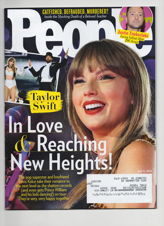 PEOPLE MAGAZINE JULY 2024 TAYLOR SWIFT, JUSTIN TIMBERLAKE