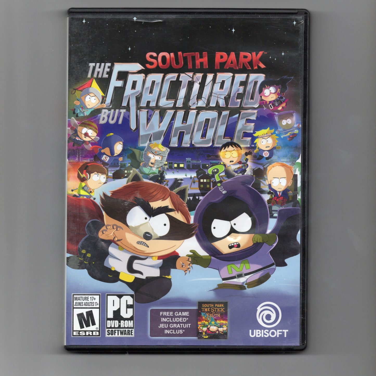 SOUTH PARK: THE FRACTURED BUT WHOLE PC GAME - 3 DISC - PRE OWNED GOOD CONDITION