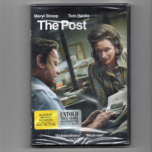 THE POST - MERYL STREEP & TOM HANKS - DVD - SEALED