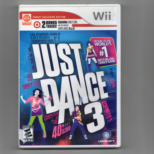 JUST DANCE 3 WII TARGET EXCLUSIVE EDITION - PRE OWNED