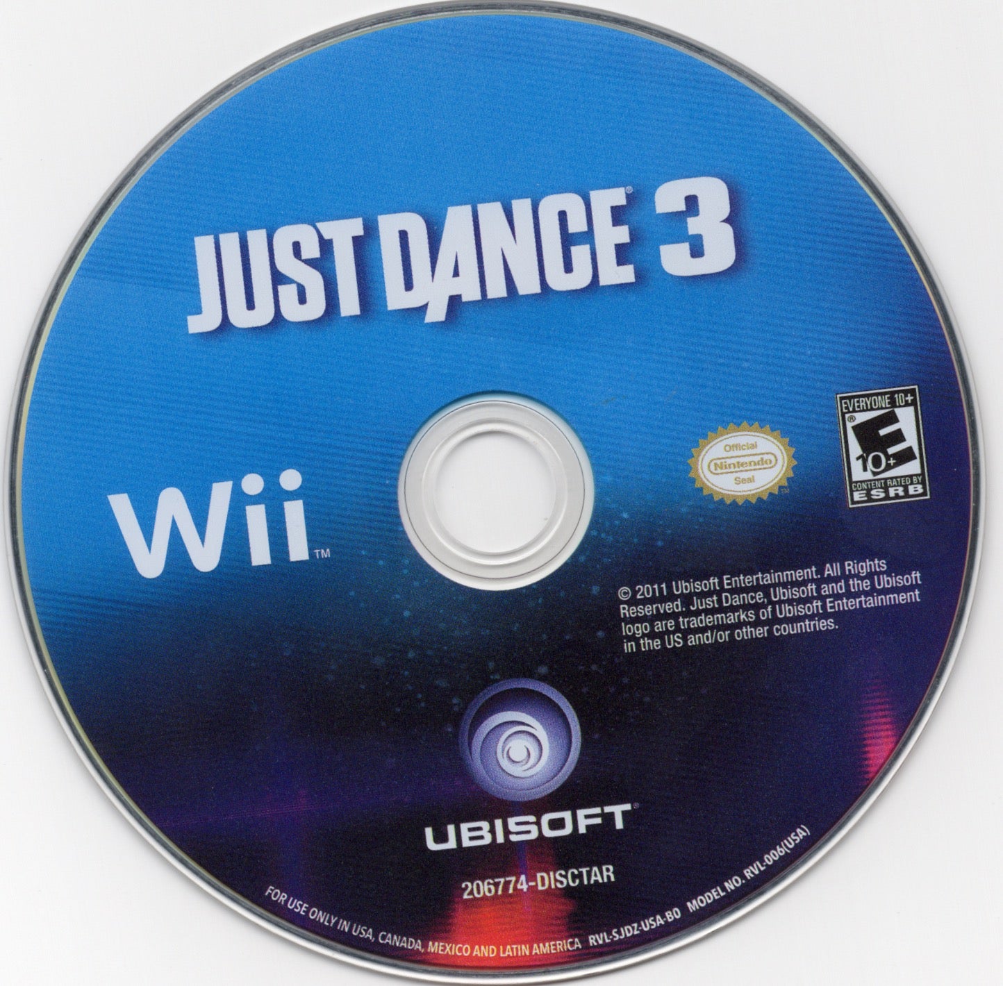 JUST DANCE 3 WII TARGET EXCLUSIVE EDITION - PRE OWNED