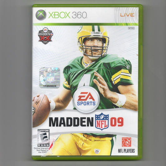 XBOX 360 MADDEN 09 NFL VIDEO GAME - PRE OWNED