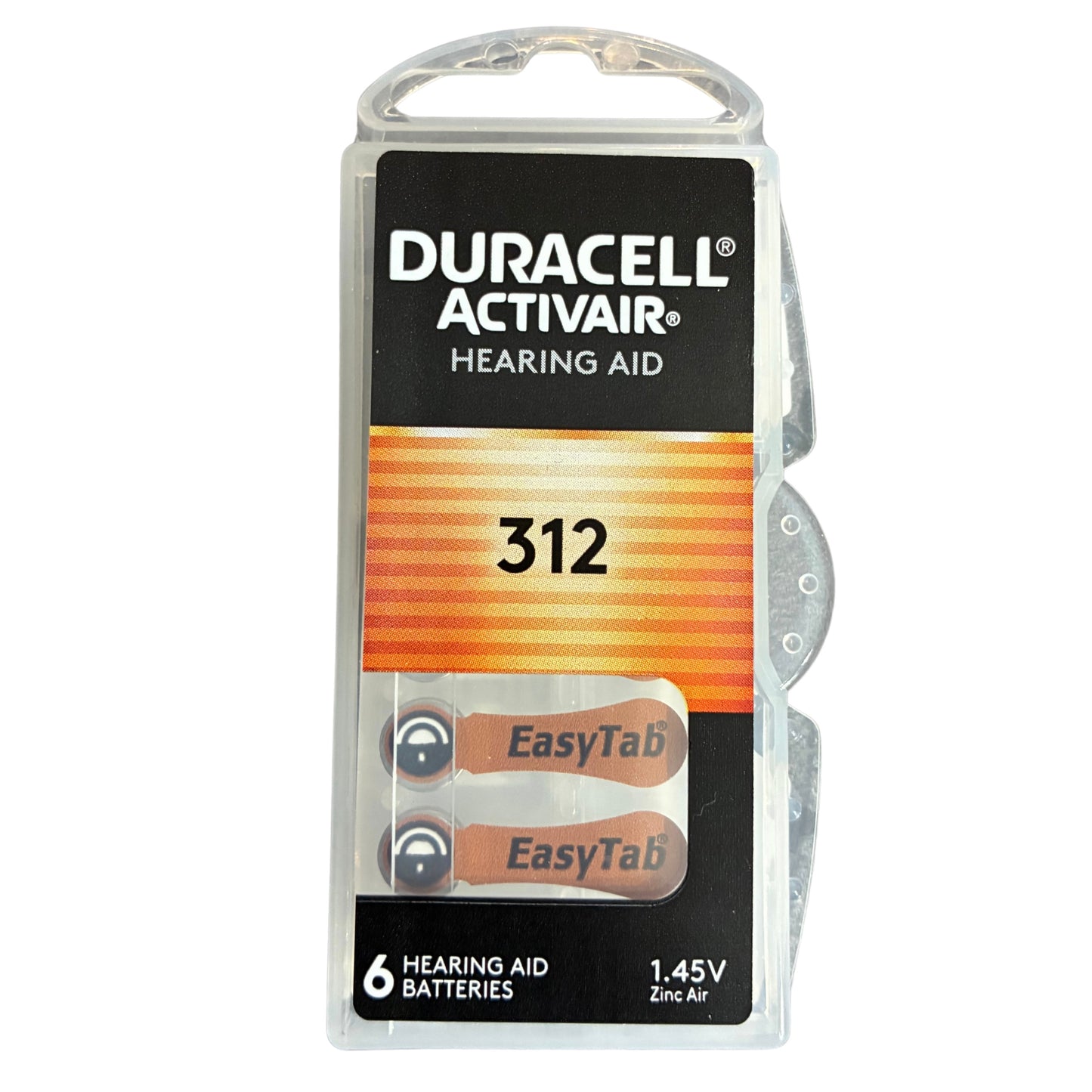 DURACELL ACTIVAIR HEARING AID BATTERIES (60CT) SIZE 312 EXP.2029