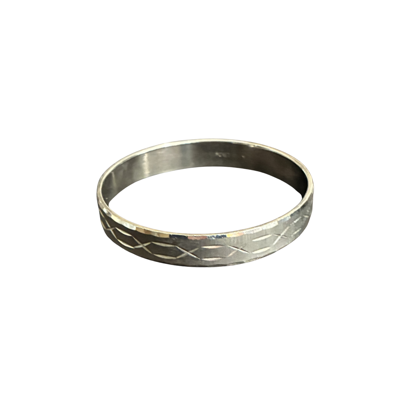 PRE OWNED SMALL MONET SILVER TONE BRACELET